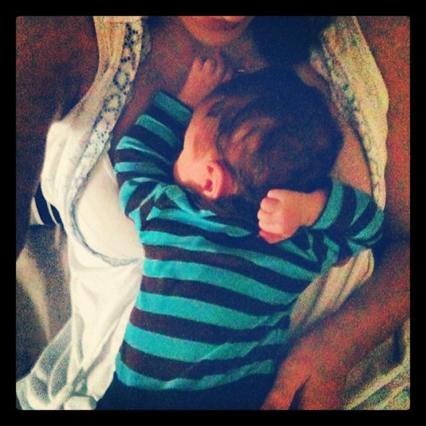 Fernanda Tavares posta foto com o filho (Foto: Instagram / Reprodução)