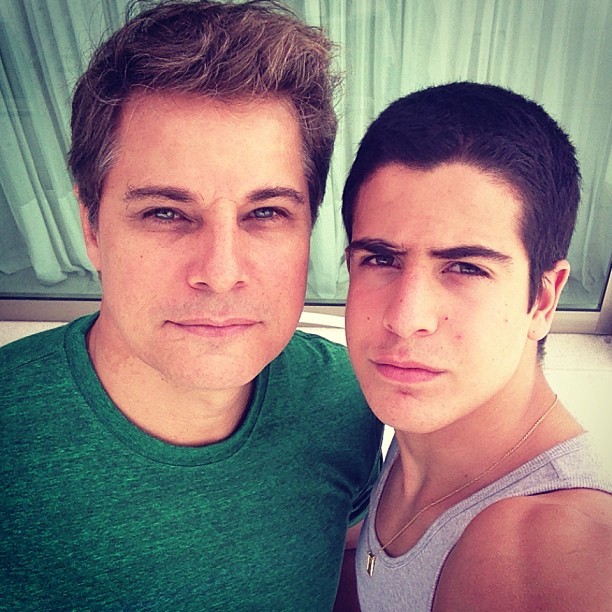 Edson Celulari e Enzo (Foto: Reprodução/Instagram)