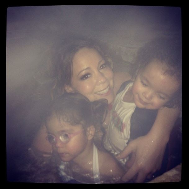 Mariah Carey e os filhos (Foto: Instagram/Reprodução)