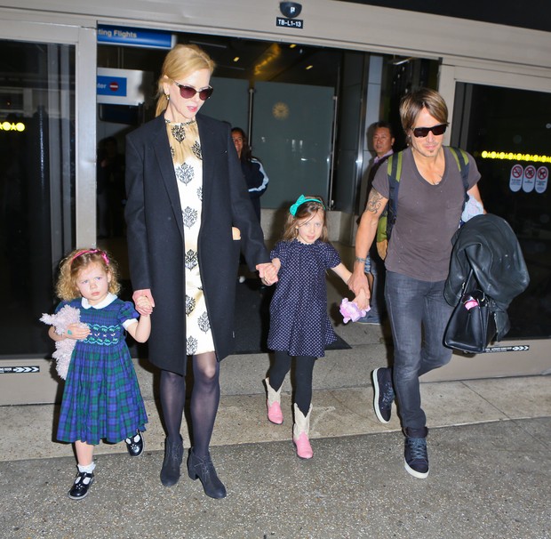Nicole Kidman e família (Foto: X17/Agência)