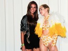 Bruna Marquezine vai ao show de Miley Cyrus no Rio