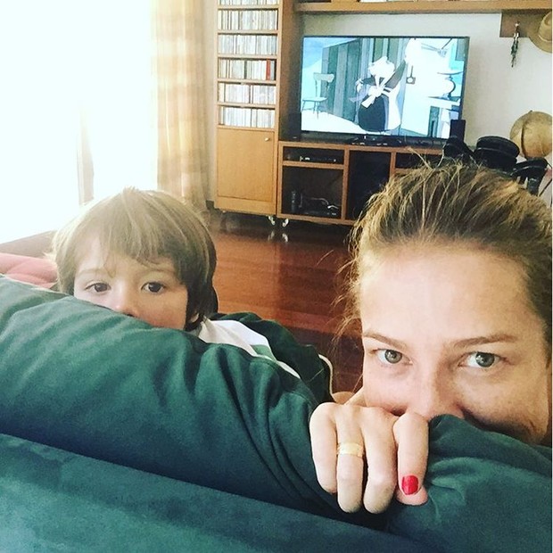 Luana Piovani com o filho, Dom (Foto: Reprodução/Instagram)