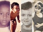 Dia das crianças: famosos relembram a infância em fotos na web