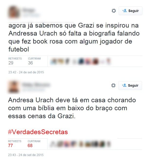 Internautas comparam personagem de Grazi Massafera a Andressa Urach (Foto: Instagram / Reprodução)