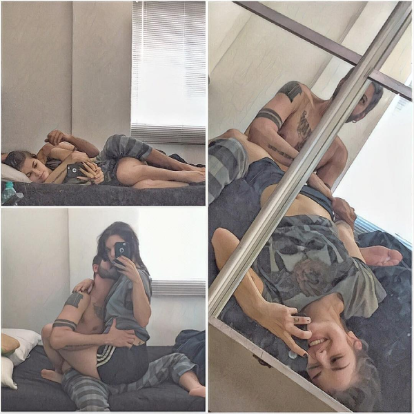 Max Porto com a namorada, Krys Ferrari (Foto: Reprodução/Instagram)