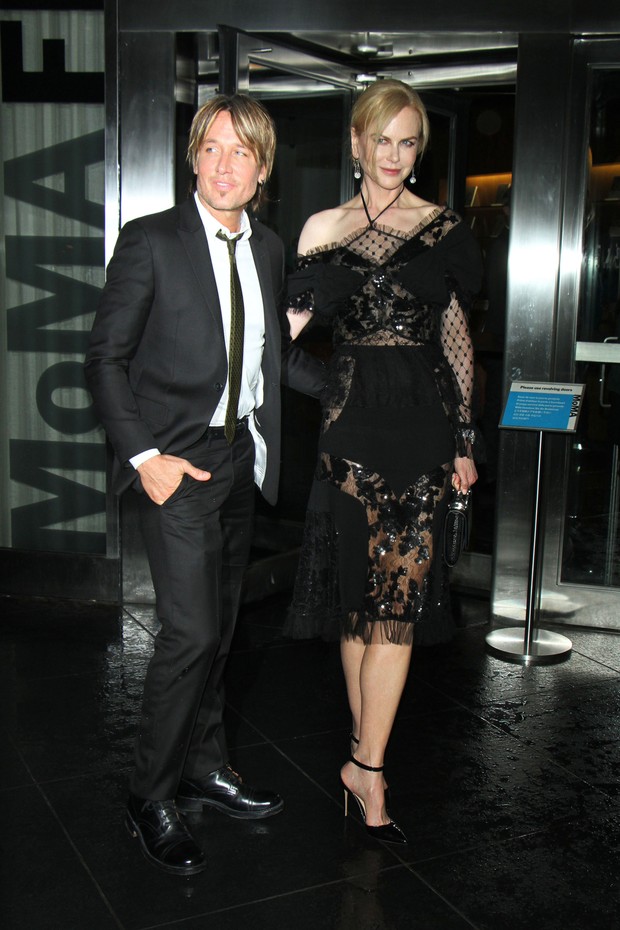 Keith Urban e Nicole Kidman na pré-estreia do filme Genius, em Nova York (Foto: AKM-GSI Brasil)