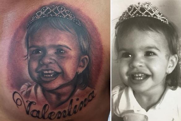 Ceará homenageia filha com tatuagem (Foto: Instagram / Reprodução)