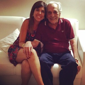 Luly Barbalho com o pai, Lúcio Mauro (Foto: Arquivo pessoal)