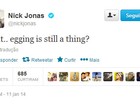 Nick Jonas manda indireta para Justin Bieber: 'Ovada ainda é legal?'