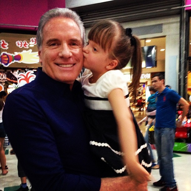 Roberto Justus com a filha, Rafaella (Foto: Instagram / Reprodução)