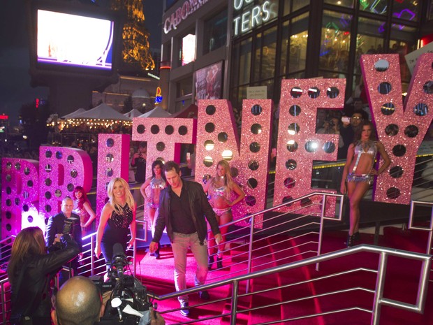 Britney Spears no lançamento da turnê ‘Britney: Piece of me’ em Las Vegas, nos Estados Unidos (Foto: Steve Marcus/ Reuters)