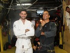 Ex-BBBs Marcelo Dourado e Rodrigo Portuga se enfrentam no tatame