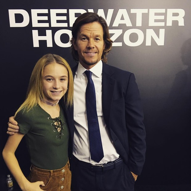Mark Wahlberg e a filha Ella Rae (Foto: Reprodução/Instagram)