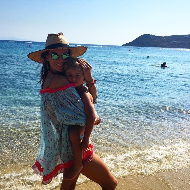 Alessandra Ambrosio com o filho (Foto: Instagram / Reprodução)
