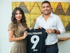 Ronaldo Fenômeno cuidará da carreira publicitária de Paula Fernandes 