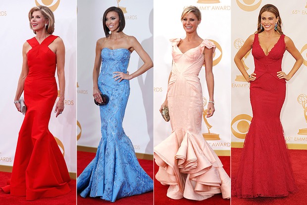 Tendências de moda no Emmy - Christine Baranski, Giuliana Rancic, Julie Bowen e Sofia Vergara (Foto: Reuters / Getty Images)