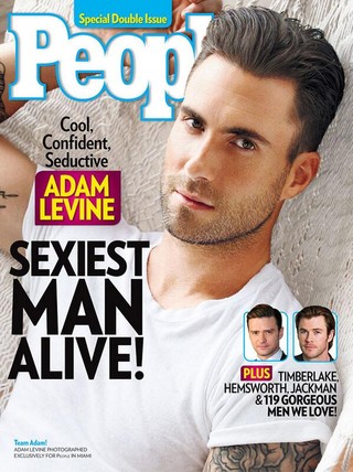 Adam Levine na capa da revista &#39;People&#39; (Foto: Reprodução)