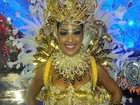Amanda Djehdian estreia no carnaval no desfile da Gaviões: 'Maravilhoso'