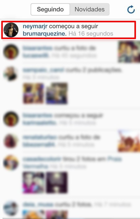 Neymar volta a seguir Bruna Marquezine no Instagram (Foto: Instagram / Reprodução)
