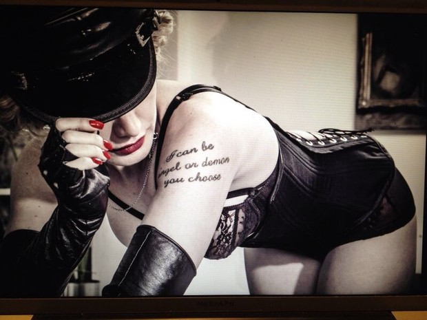 Antônia Fontenelle encarna Madonna em editorial de moda (Foto: Divulgação)