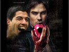 Ian Somerhalder brinca com mordida dada por Suárez em jogo da Copa