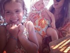 Jessica Alba se diverte com as filhas, na Itália: 'Animadas por estar aqui'