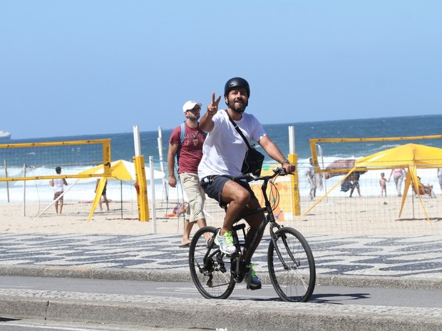 Marcos Palmeira no Rio (Foto: Wallace Barbosa/AgNews)