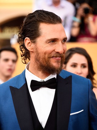 Matthew McConaughey no SAG Awards (Foto: AFP)