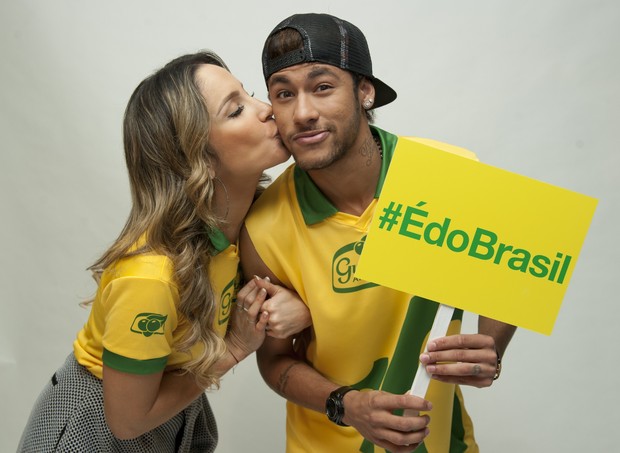 Claudia Leitte e Neymar (Foto: Claudio Chaves/AgNews)