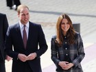 Príncipe William e Kate Middleton visitam a Arena Emirates, em Glasgow   