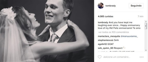 Tom Brady (Foto: Reprodução/ Instagram)