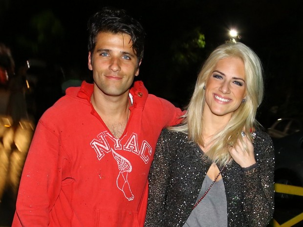 Bruno Gagliasso e Giovanna Ewbank em festa no Rio (Foto: Marcello Sá Barreto/ Ag. News)