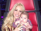 Shakira compartilha foto do filhinho no 'The Voice' 