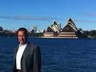Arnold Schwarzenegger posta foto na Austrália e relembra passado