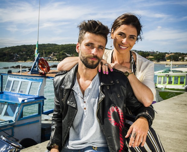 Bruno Gagliasso e Giovanna Antonelli vivem par romântico em Sol Nascente (Foto: Globo / João Miguel Junior)