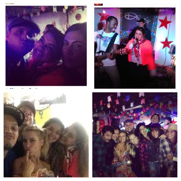 Preta Gil e amigos em festa no Rio (Foto: Instagram/ Reprodução)