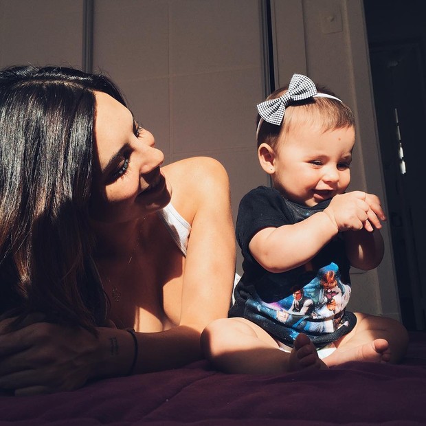 Rubia Baricelli com a filha, Helena (Foto: Reprodução/Instagram)