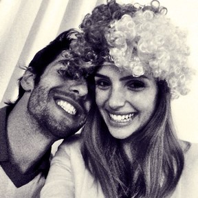 Kaká e Carol Celico assistem a jogo do Brasil (Foto: Instagram/ Reprodução)