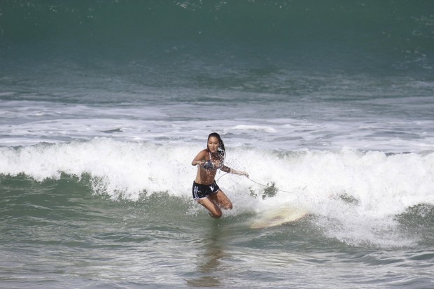 Daniele Suzuki no Rio (Foto: Dilson Silva/Agnews)