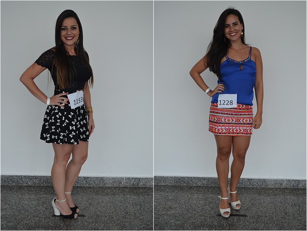 Monalisa Souza Lima - PB e Kessya Alves Dos Santos - PB (Foto: Gloria Moreira / Concurso Beleza Nordestina / Divulgação)