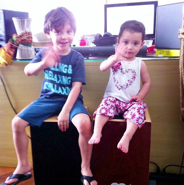 Filhos de Mel Lisboa (Foto: Reprodução/Instagram)