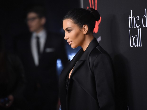 Kim Kardashian em evento em Los Angeles, nos Estados Unidos (Foto: Jason Merritt/ Getty Images/ AFP)