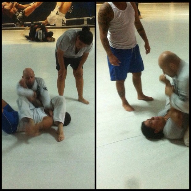 Thammy Miranda pratica jiu jitsu em academia em São Paulo (Foto: Instagram/ Reprodução)
