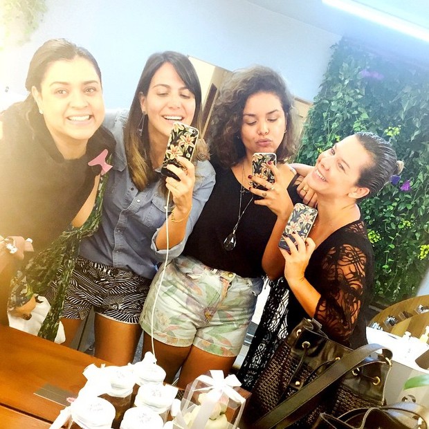 Preta Gil, Craol Sampaio, Juliana de Paulla e Fernanda Souza (Foto: reprodução/instagram)
