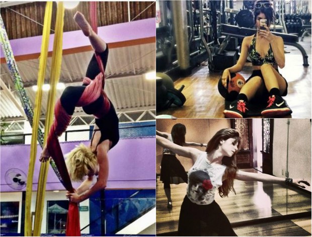 Julianne Trevisol é formada em balé, jazz, sapateado, dança contemporânea e de salão: Hoje faço yoga, academia, corda e acrobacia de circo (Foto: Reprodução do Instagram)