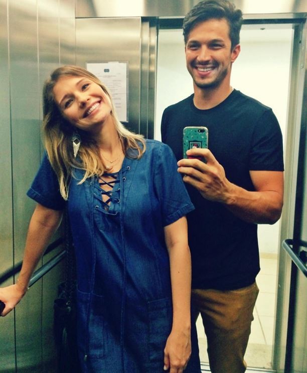Romulo Estrela com a mulher, Nilma Quariguasi (Foto: Reprodução/Instagram)