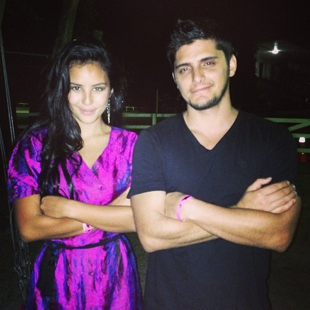 Bruno Gissoni e a namorada, Yanna Lavigne, no aniversário dela no Rio (Foto: Instagram/ Reprodução)