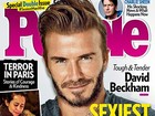 David Beckham é eleito o homem mais sexy do mundo por revista

