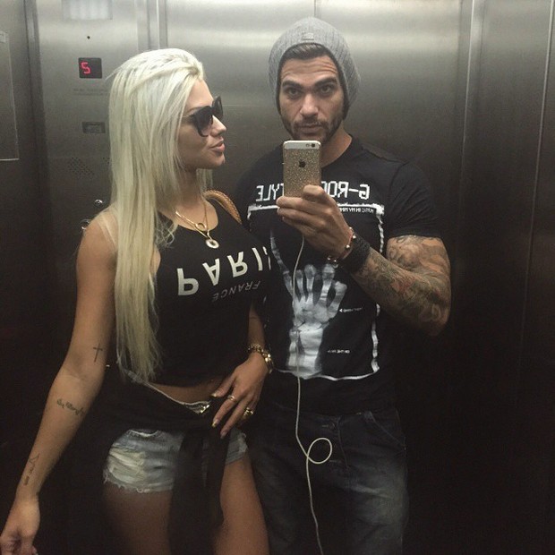 Janaina Santucci com Rodrigo Portuga (Foto: Reprodução/Instagram)