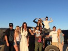 Caitlyn Jenner curte Dia dos Pais nos Estados Unidos com a família
